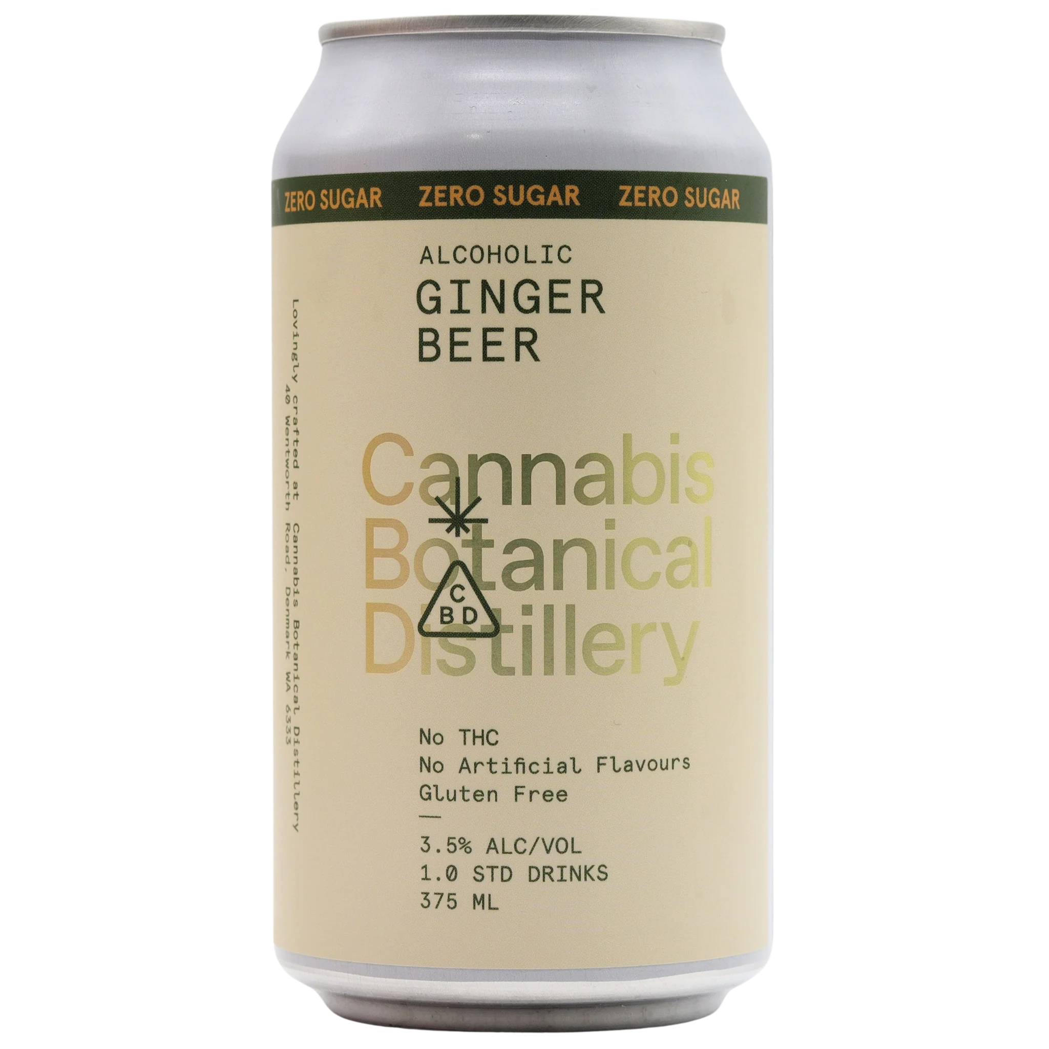 Cannabis Botanical Distillery - Ginger Beer Zero Sugar