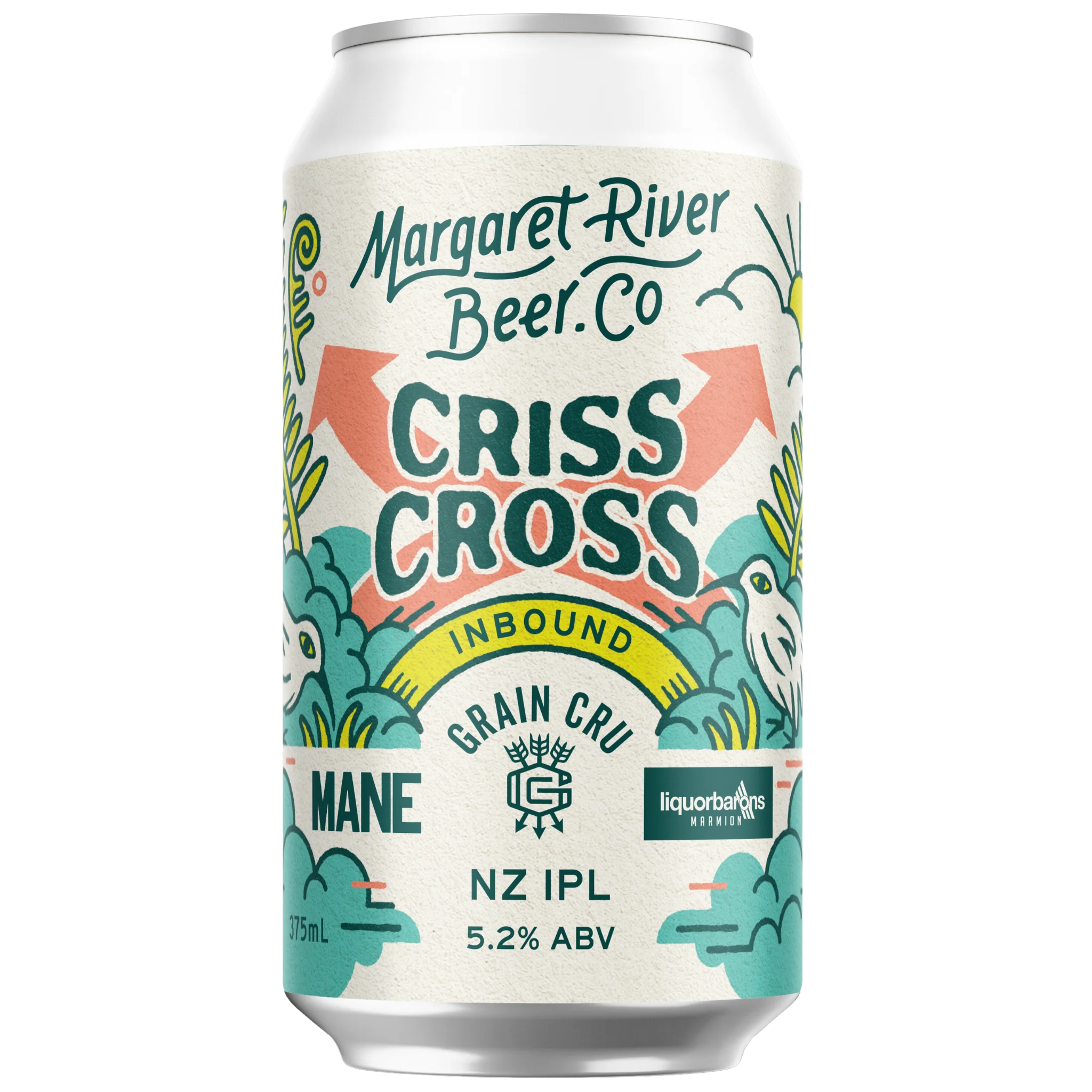 Margaret River Beer Co X Mane X Grain Cru X Liquor Barons Marmion - Criss Cross Inbound