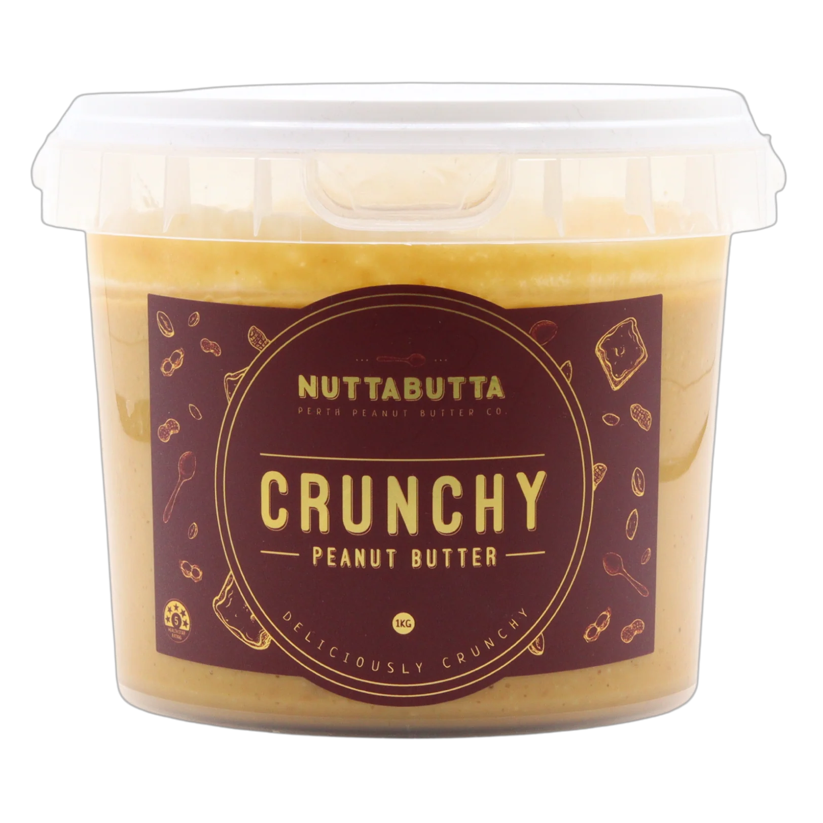 Nuttabutta - Crunchy Peanut Butter 1Kg