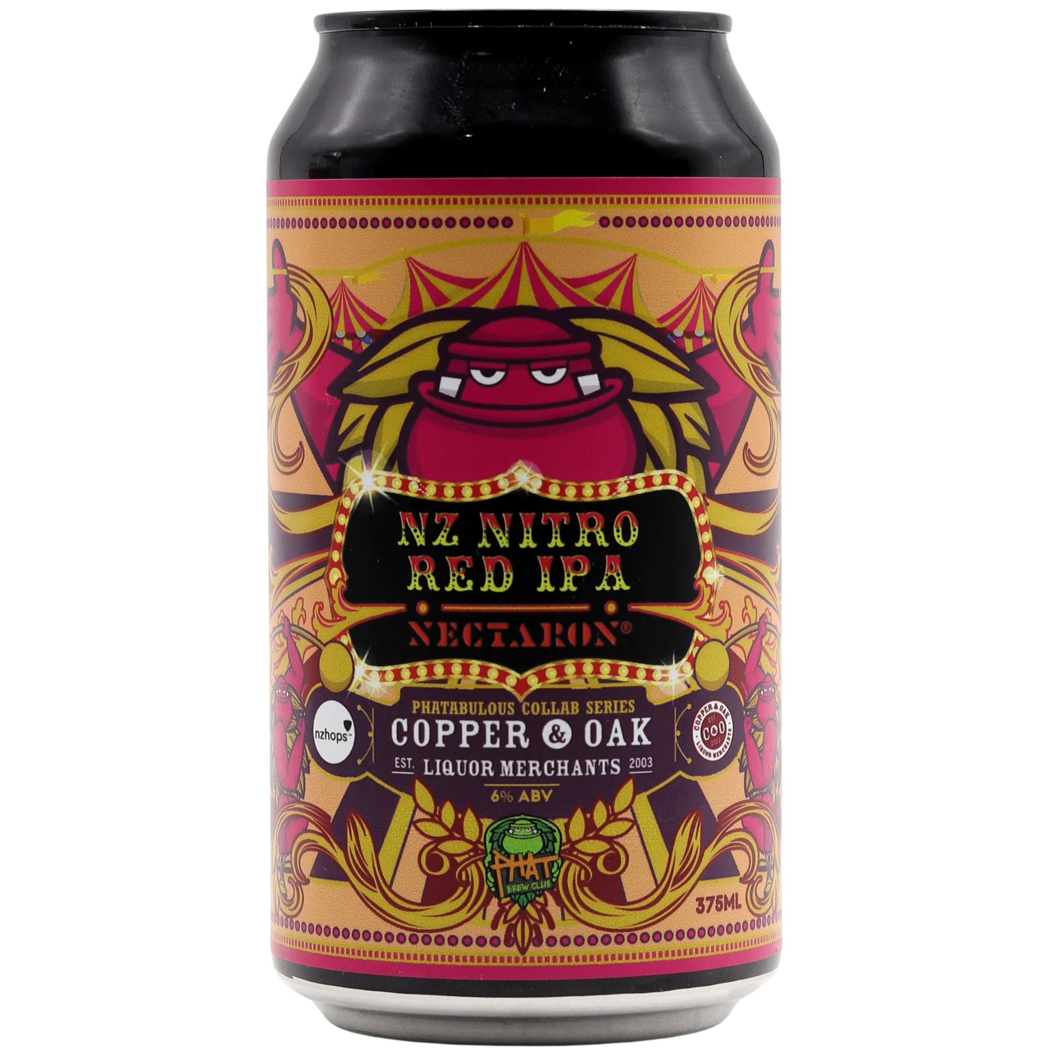 Phat Brew Club X Copper & Oak - Nz Nitro Red Ipa