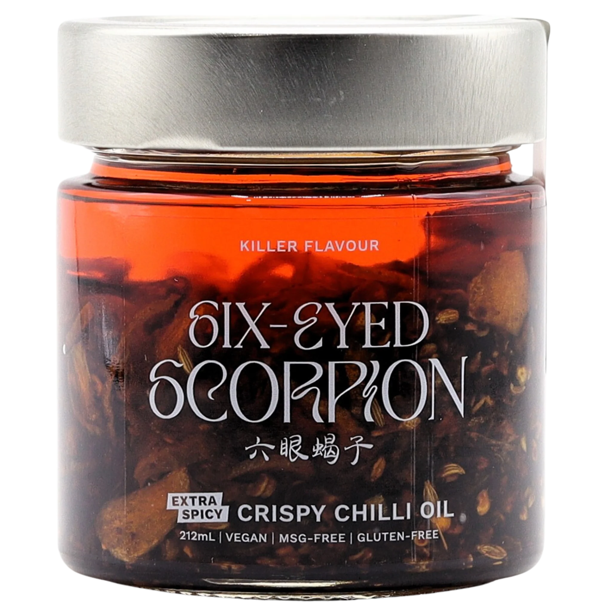 Six-Eyed Scorpion - Extra Spicy Crispy Chilli Oil 212G